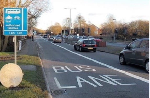 Motorcyclists can use Bus Lanes