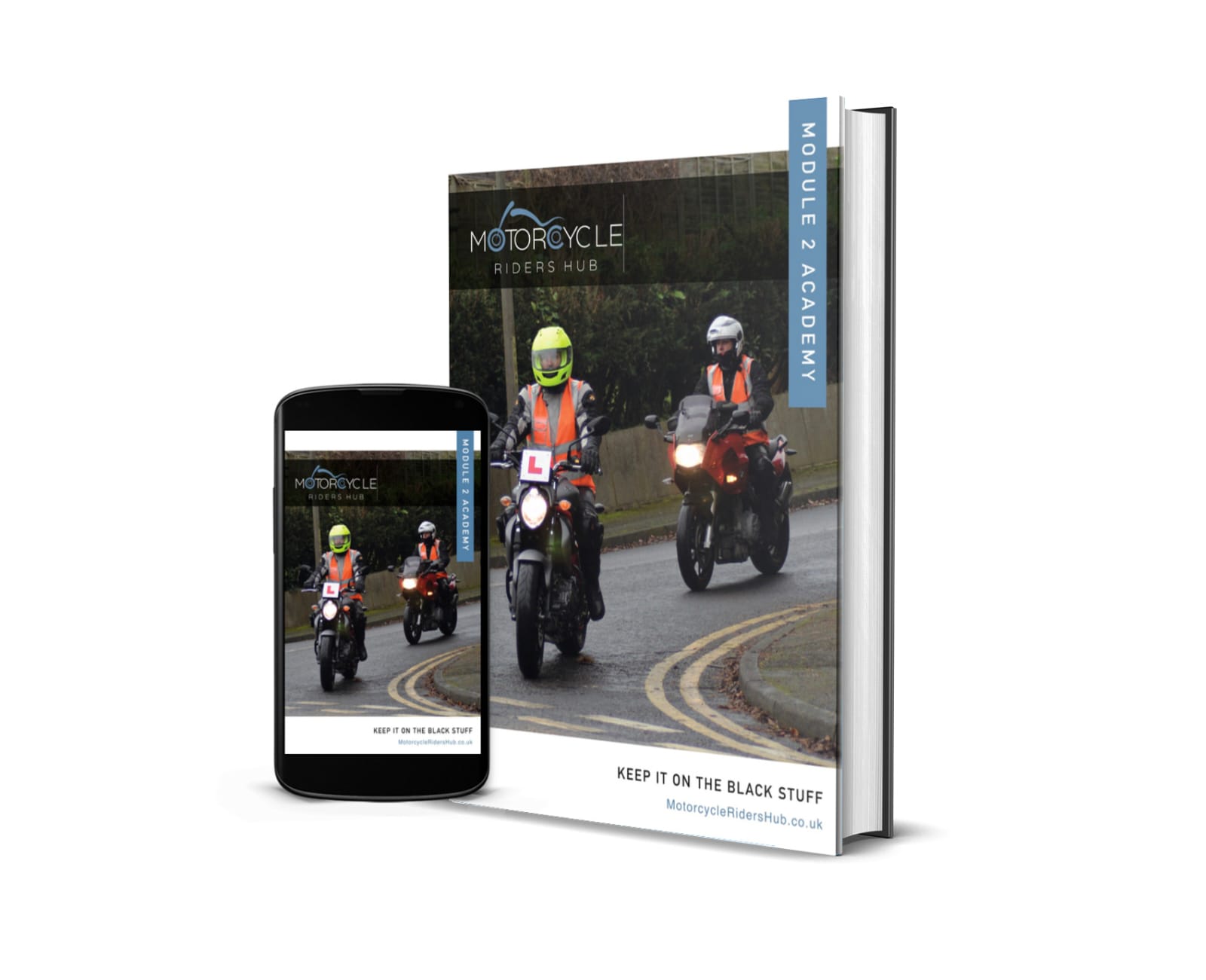 Online Mod 2 Motorcycle test course digital platform (ebook & mobile phone)