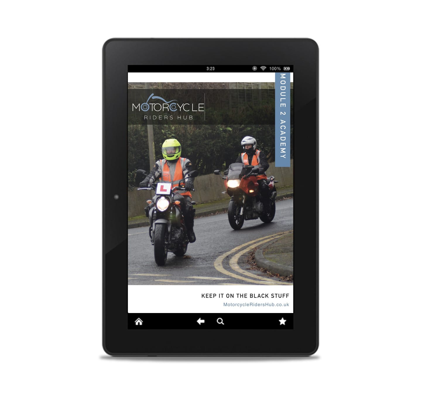 Online Mod 2 Motorcycle Test course digital platform