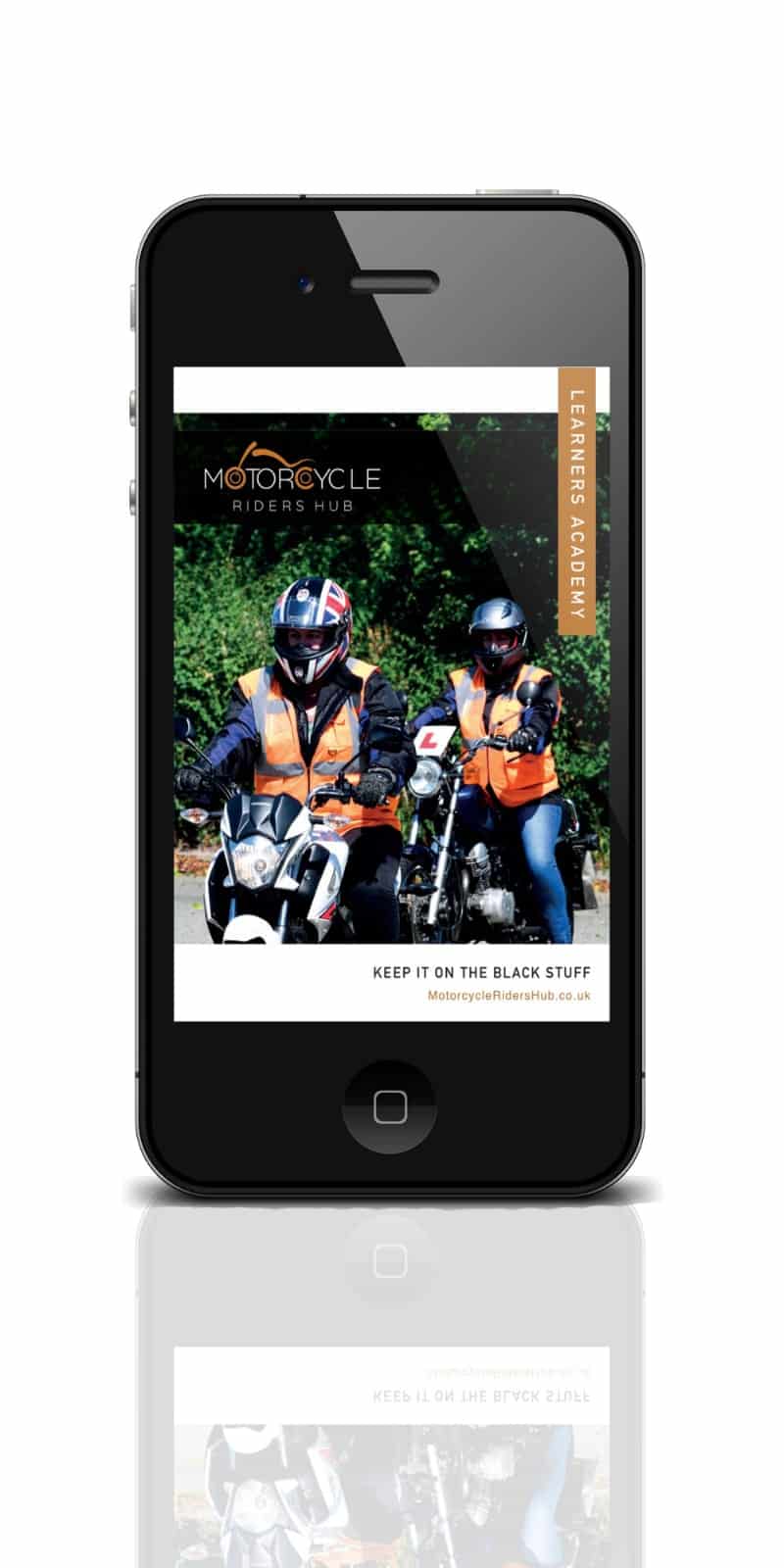 Learning to ride a motorcycle. The online CBT course that helps and supports riders who want to learn to ride on their CBT Course.