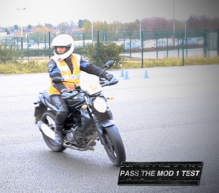 Examiners view doing the U Turn on the Mod 1 motorcycle test Motorcycle Riders Hub.